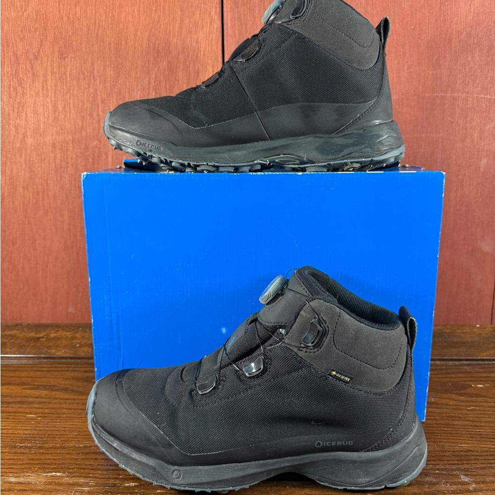 Icebug Stavre BUGrip GTX Winter Men’s Hiking Boots Size US 9